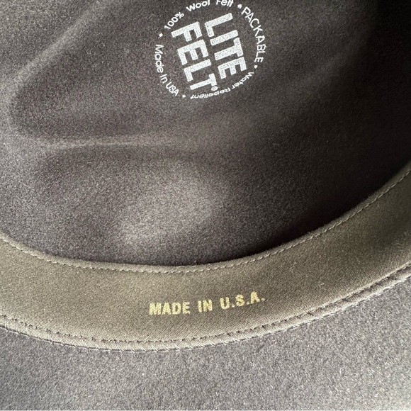 Tiger Pride Men’s Vintage 100% Wool Black Gambler Style Fedora - Picture 8 of 10